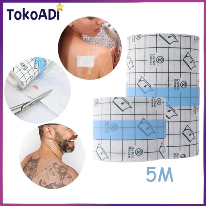 Ready Medis Plester Transparan/Plester Film PU/Plester Luka Anti Air Tape