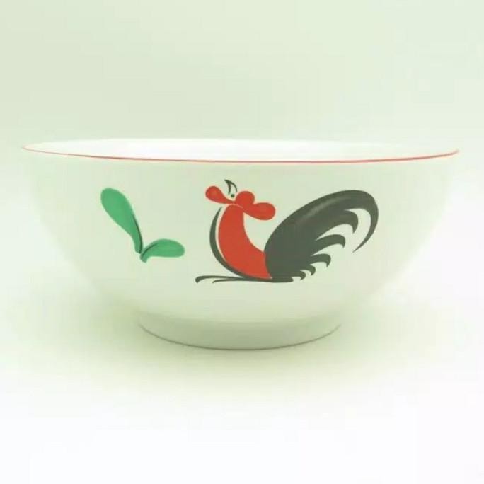 Mangkok Ayam Jago Besar 23 cm/Mangkok Sayur/Mangkok Saji/Mangkok Ayam MRS03