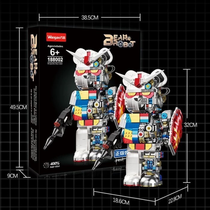

Ngao Gundam Mechanical Bear Robot 188002 Brick
