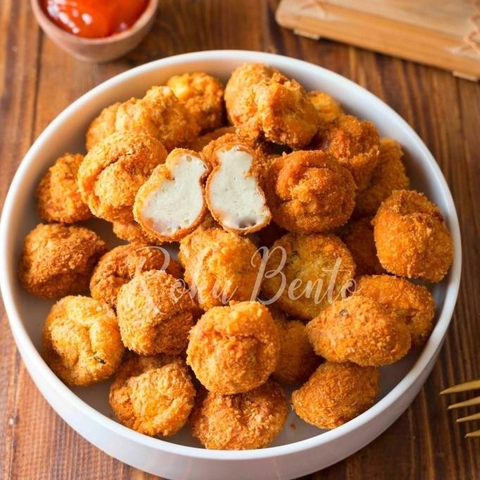 

Chicken Nugget Balls 1/2KG Roku Bento Frozen Homemade