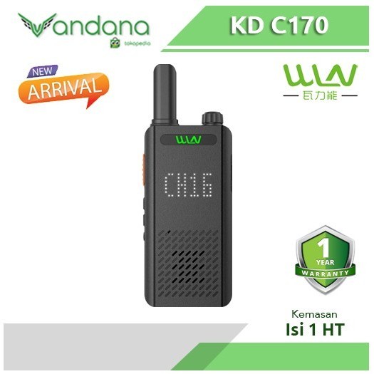 Ht Walkie Talkie Wln Kd-C170 Kd C170 Single Pa