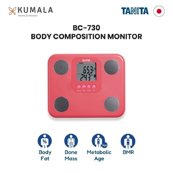 TANITA BC-730 TIMBANGAN BADAN DIGITAL BMI 9 IN 1 BODY COMPOSITION