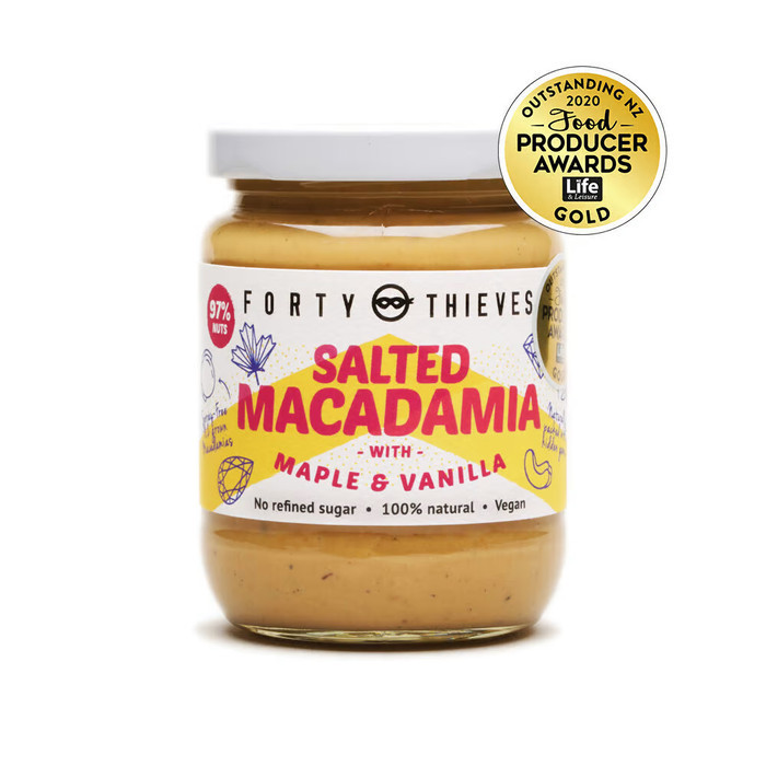 

Forty Thieves Organic Macadamia Butter Nz/ Selai Macadamia Nz 235 Gr