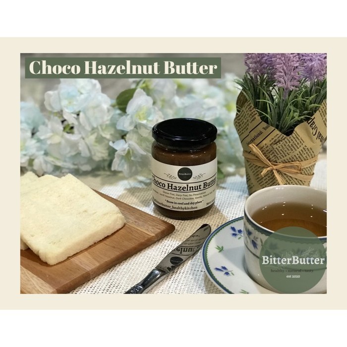 

Natural Choco Hazelnut Butter 225Gr Bitterbutter,Selai Kacang Hazelnut