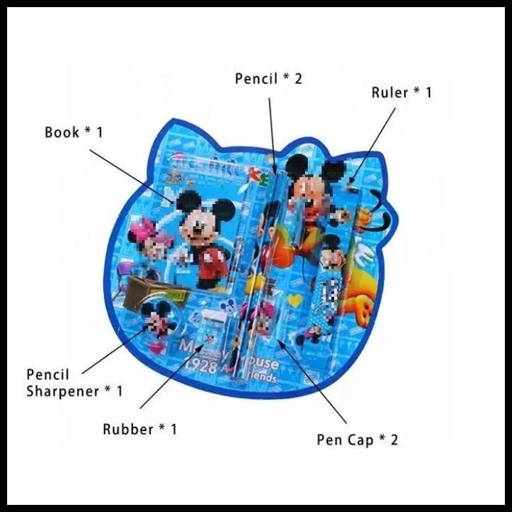 

BEST DEAL GGT ALAT TULIS SET 8IN1 STATIONERY SET LUCU KARAKTER KARTUN !!!
