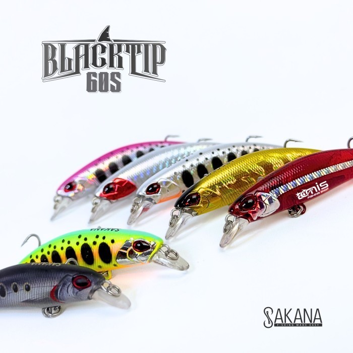 Sakana Blacktip 60S Minnow Lure