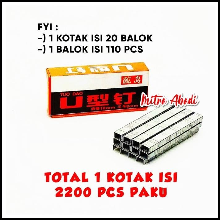 

TERMURAH REFILL ISI ULANG METAL STREPLES / STAPLES GUN TEMBAK NO. 13 / 4-6-8 !!!!!!!