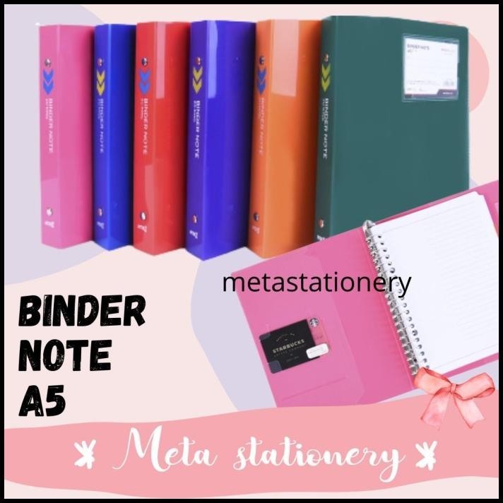 

DISKON BINDER FILE / BINDER NOTE UKURAN A5 ( 20 HOLES ) FOLDER ONE !!!!!