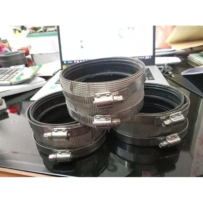 Coupling/Klem Pipa Cip (Cast Iron) 4 Inch