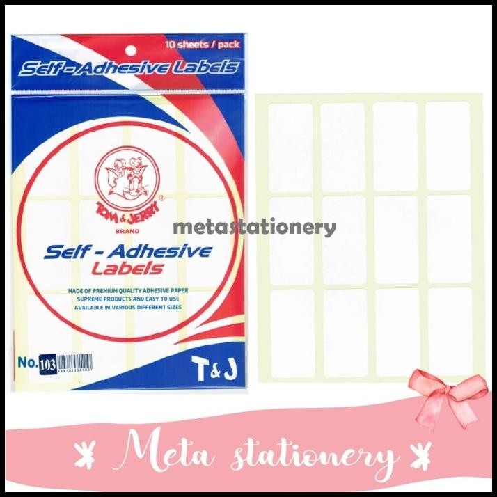 

GRATIS ONGKIR LABELS / STIKER TEMPEL TOM N JERRY NO. 103 !!!!!!