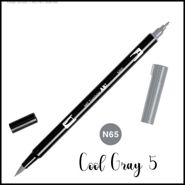 

TERMURAH ABT TOMBOW DUAL BRUSH PEN ART MAKER N65 COOL GRAY 5 !!!!!
