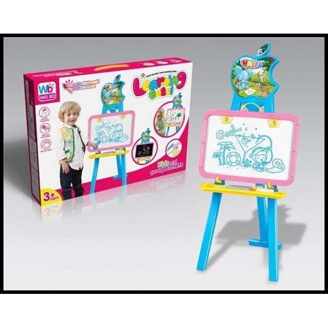 

GRATIS ONGKIR MAINAN EDUKASI ANAK - LEARNING EASEL PAPAN TULIS WHITE BLACK BOARD !!