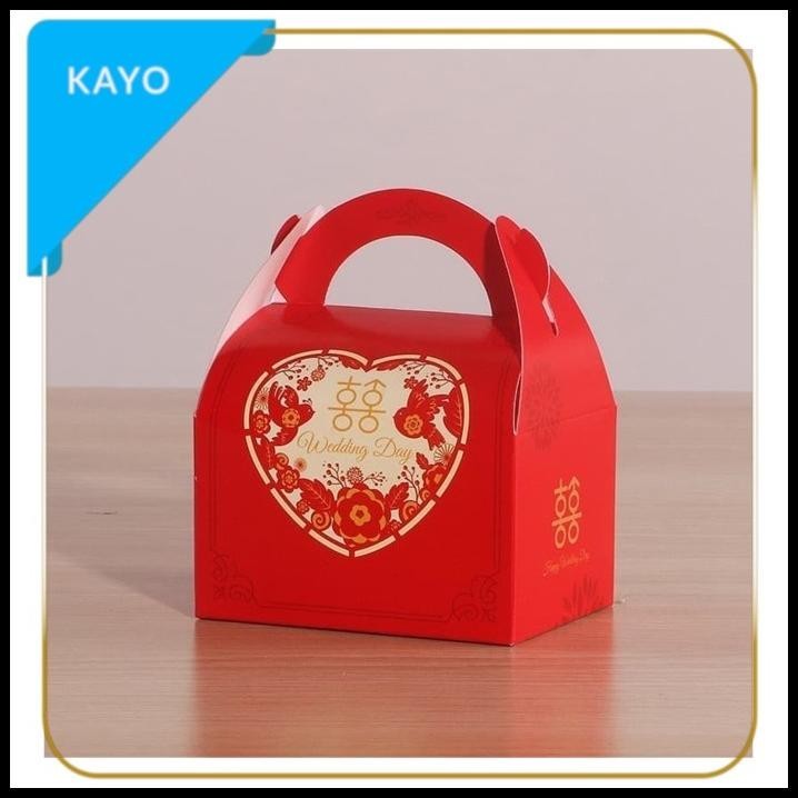 

TERMURAH BOX MERAH SOUVENIR SHUANG XI KOTAK COKLAT HADIAH KADO PERNIKAHAN - MODEL A !