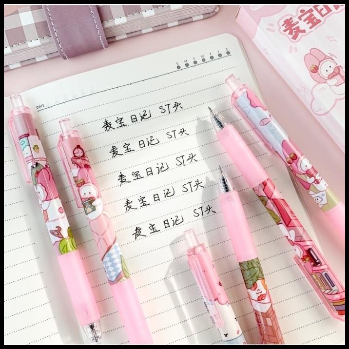 

BEST DEAL PULPEN LUCU HITAM MY MELODY PINK PEN GEL HITAM PENA TULIS STATIONERY !!!!!