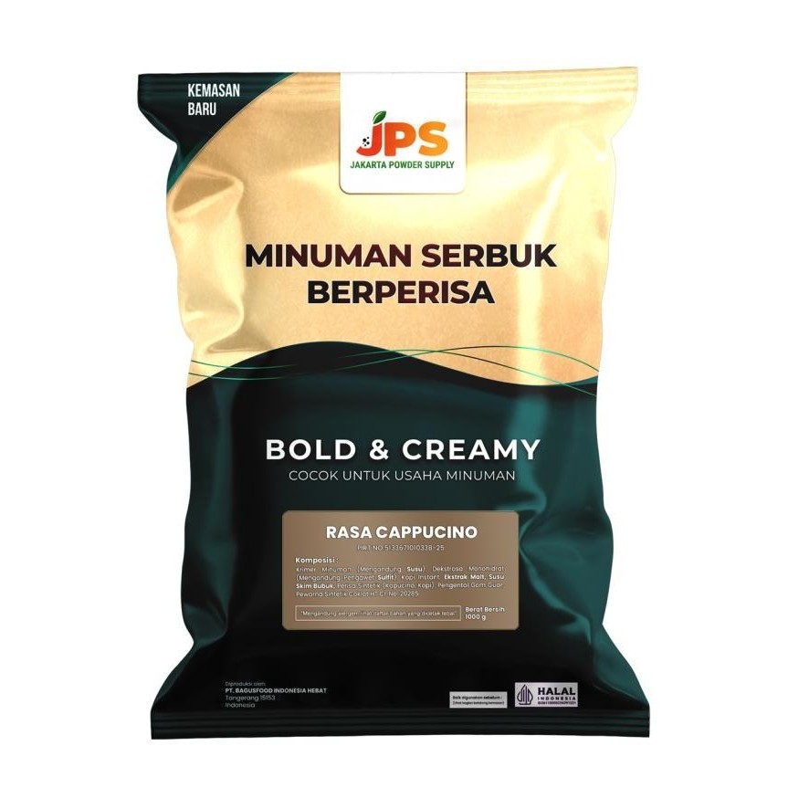 

NEW PRODUK BUBUK MINUMAN CAPPUCINO PLAIN POWDER JPS TANPA GULA !!!!!