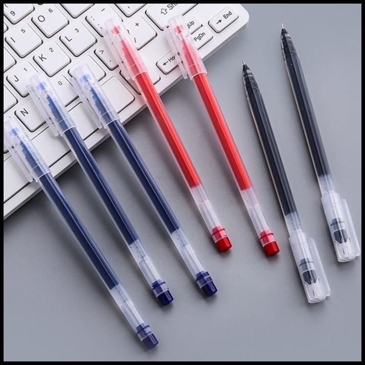 

BEST DEAL PENA PEN GEL TINTA HITAM BIRU MEDAH 0.5MM SIGNATURE PEN PULPEN GEL