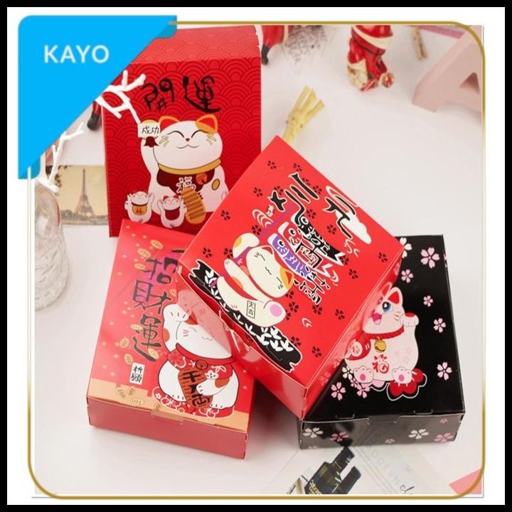 

BEST DEAL KOTAK 14CM LUCKY CAT , KOTAK HADIAH TEMA MOTIF IMLEK CHINESE NEW YEAR !