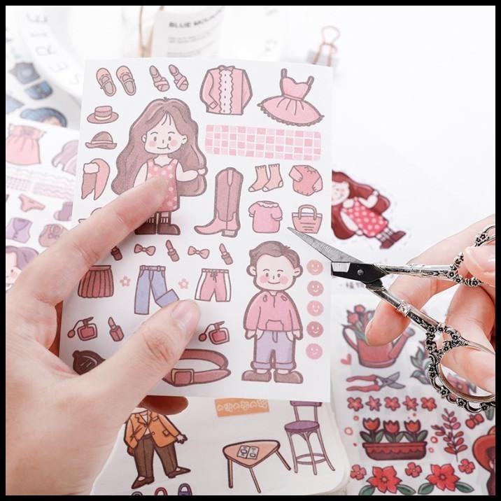 

TERBARU ISI 4 LEMBAR GIRL STICKER CUTE KOREAN DEKORATIF STIKER COLORFUL 032 !!!!!