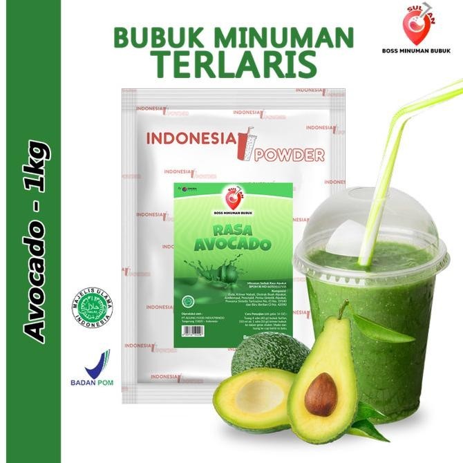 

TERBARU BUBUK MINUMAN RASA AVOCADO 1 KG SULTAN POWDER !!!!!