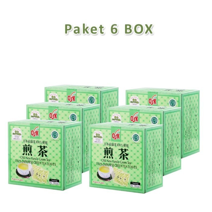 

Osk Japanese Green Tea 50'S Paket 6 Box