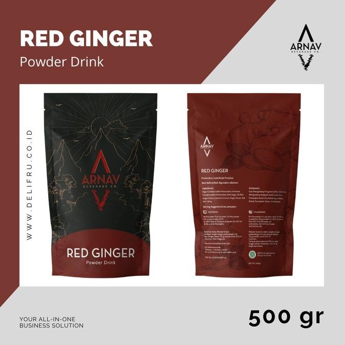 

READY STOCK RED GINGER POWDER DRINK ARNAV 500 GR - MINUMAN BUBUK JAHE MERAH !!!!!