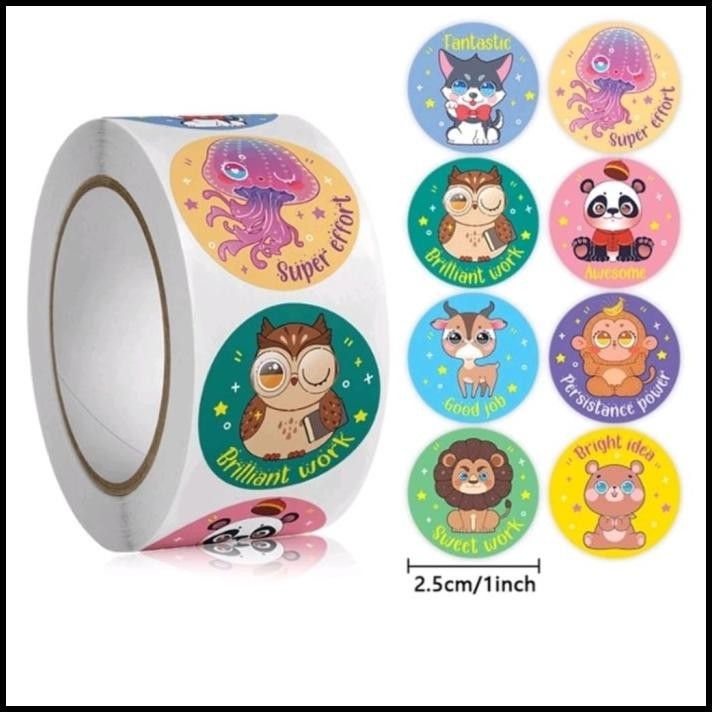 

DISKON 500PCS STICKER GOOD JOB/THANKS YOU/LABEL KARTU UCAPAN GOOD ANAK Q !!