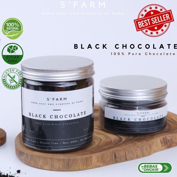 

100% Black Chocolate Powder / Bubuk Coklat Asli Premium