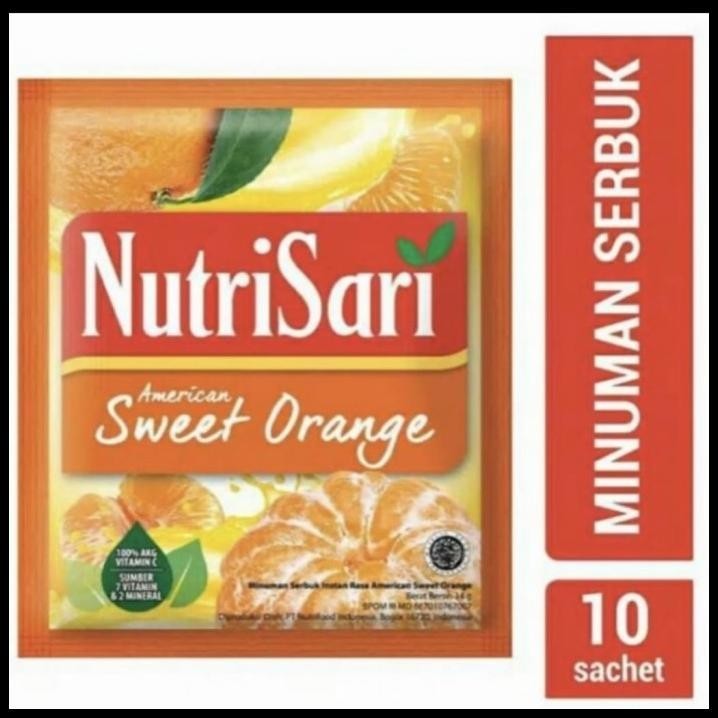 

TERMURAH NUTRISARI AMERICAN SWEET ORANGE/NUTRISARI SACHET/NUTRISARI RENCENG 10 !!
