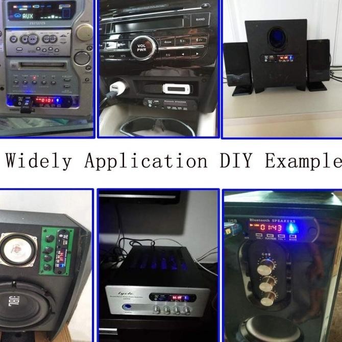 MP3 Kit Modul Bluetooth 12V Radio Usb Aux 98BT / Papan Decoder Radio