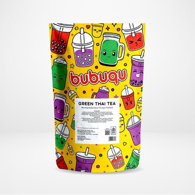 

TERBARU GREEN THAI MILK TEA POWDER DRINK BUBUQU 1 KG - BUBUK TEH SUSU HIJAU !!!!!