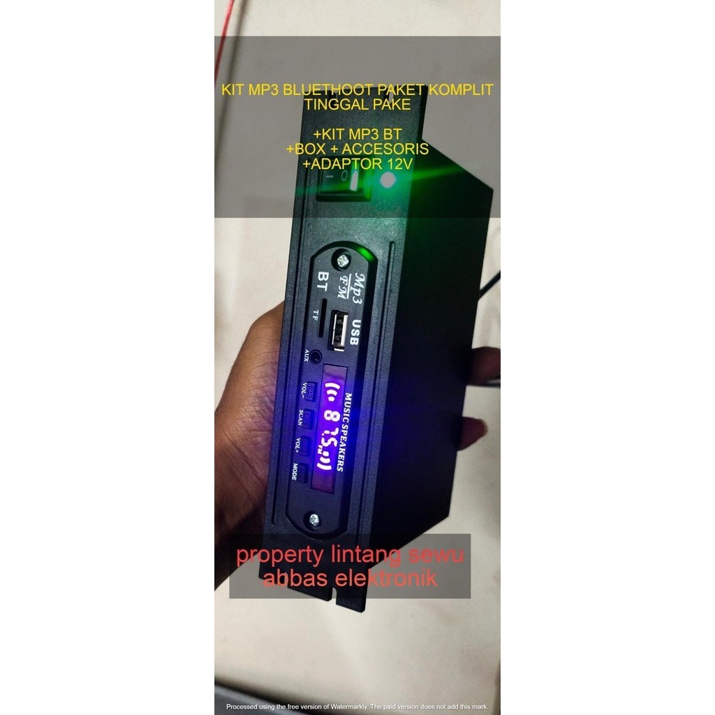 MODUL KIT MP3 BLUETOOTH BT MP3  PERANGKAT MP3 BLUTUT PAKET JADI