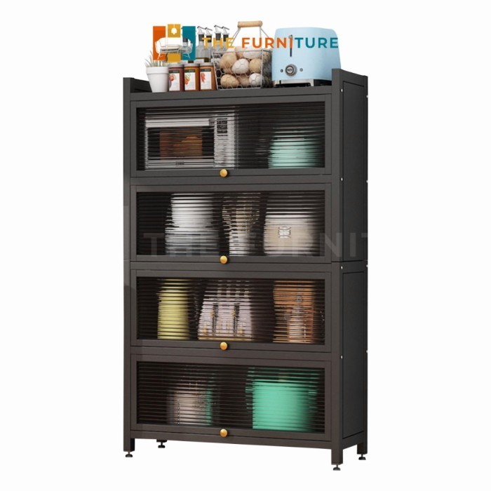 Tersedia Rak Piring Tertutup / Rak Dapur / Rak Susun Serbaguna / Lemari Piring