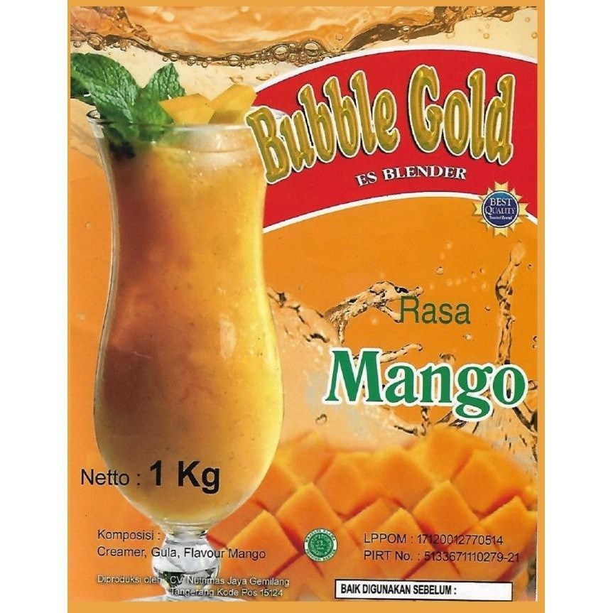 

TERBARU BUBBLE GOLD MANGO | SERBUK MINUMAN RASA MANGGA !!!!!