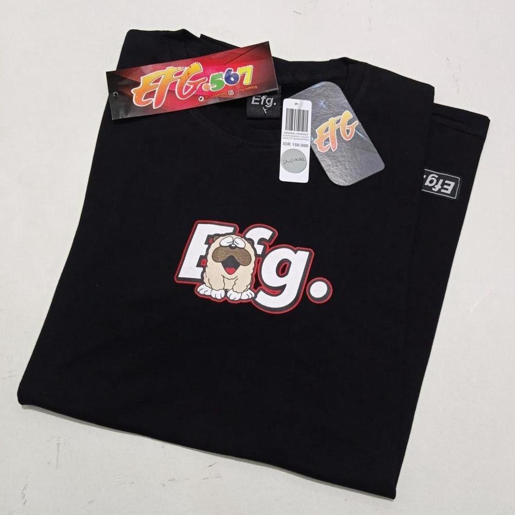 Kaos Baju Efg Doog Pakaian Remaja Efg Kasual Lengan Pendek Distro - Atasan - Original Anak Dewasa Te