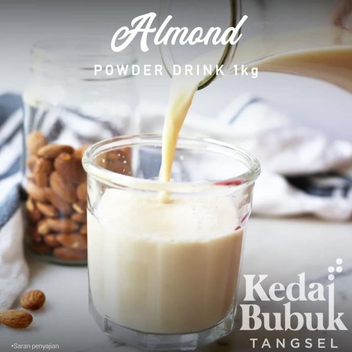 

BIG SALE BUBUK MINUMAN RASA ALMOND BUBBLE DRINK POWDER 1KG JAVALAND !!!!!
