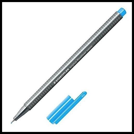 

TERMURAH KKV STAEDTLER FINELINER TRIPLUS BOLPEN PULPEN WARNA - NEON BLUE !!