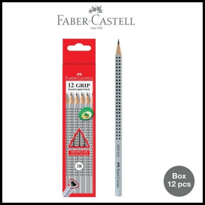 

BEST DEAL PENSIL 2B TRIANGULAR 12 GRIP FABER CASTELL ( PER LUSIN )