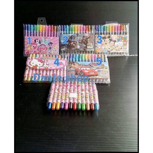 

TERBARU CRAYON PUTAR PENDEK FANCY ( CRAYON KARAKTER ) !!!