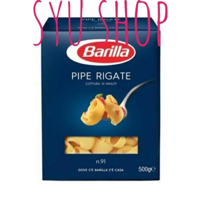 

TERBARU BARILLA PIPE RIGATE PASTA 500 GR N91 RIGATONI !!!!!