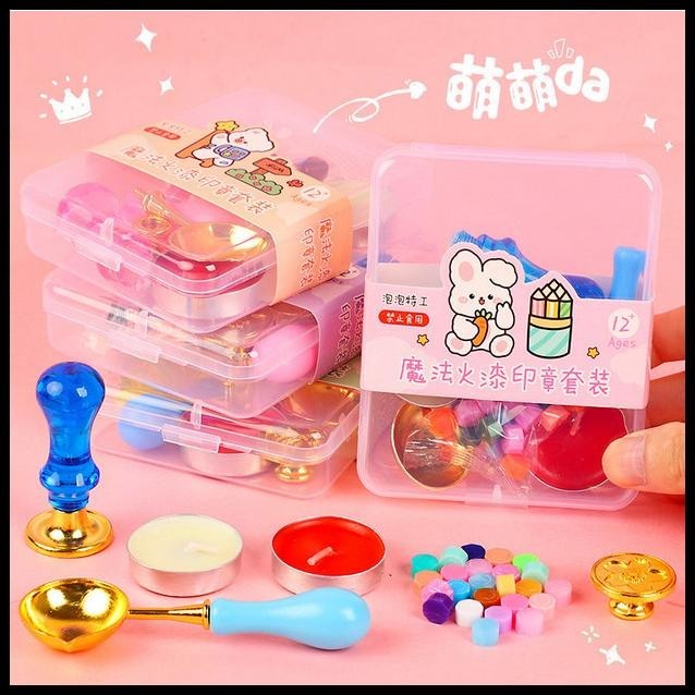 

TERMURAH MAINAN DIY STAMPEL WAX SEALER AMPLOP WAX STAMPEL !!!!