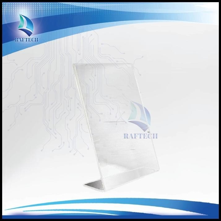 

DISKON ACRYLIC TENT CARD POTRAIT A5 TIPE L / STANDING ACRYLIC A5 !!!