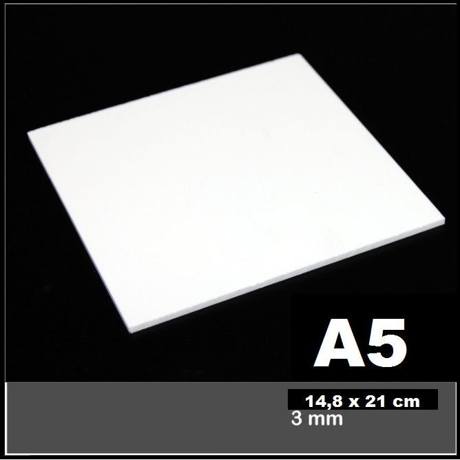 

GRATIS ONGKIR ACRYLIC / AKRILIK LEMBARAN UK. A5 TEBAL 3MM MARGA CIPTA (PUTIH SOLID)
