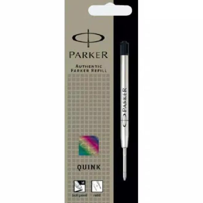 

Refill Isi Ulang Pen Parker Ballpoint Uk. Medium Black / Blue Original | Casmenon