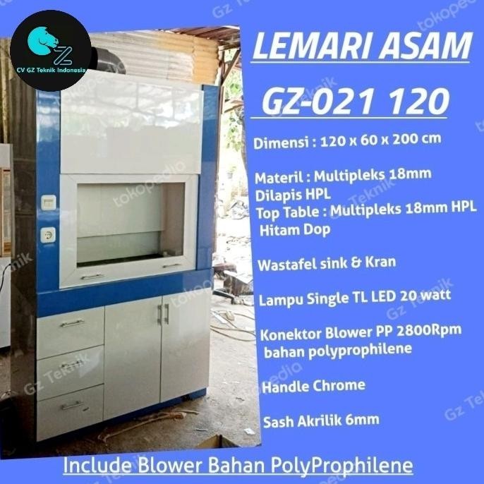 

Lemari Asam Hpl Hood Kualitas Premium