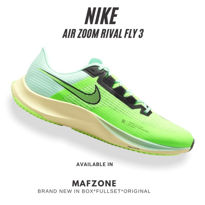 NIKE AIR ZOOM RIVAL FLY 3 MENS GHOST GREEN/MINT FOAM ORIGINAL BNIB