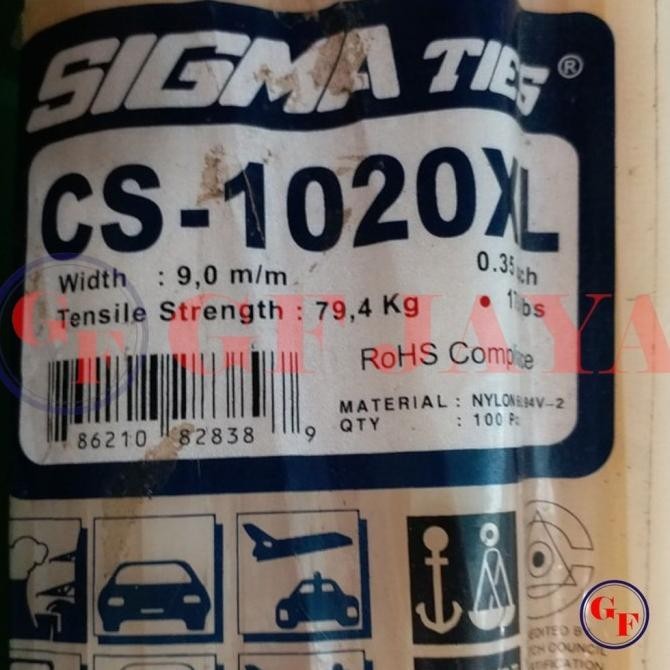 

Kabel Ties Sigma Cs 1020Xl / 102Cm Putih Cs1020Xl Cable White 100 Cm Premium Murah Baru