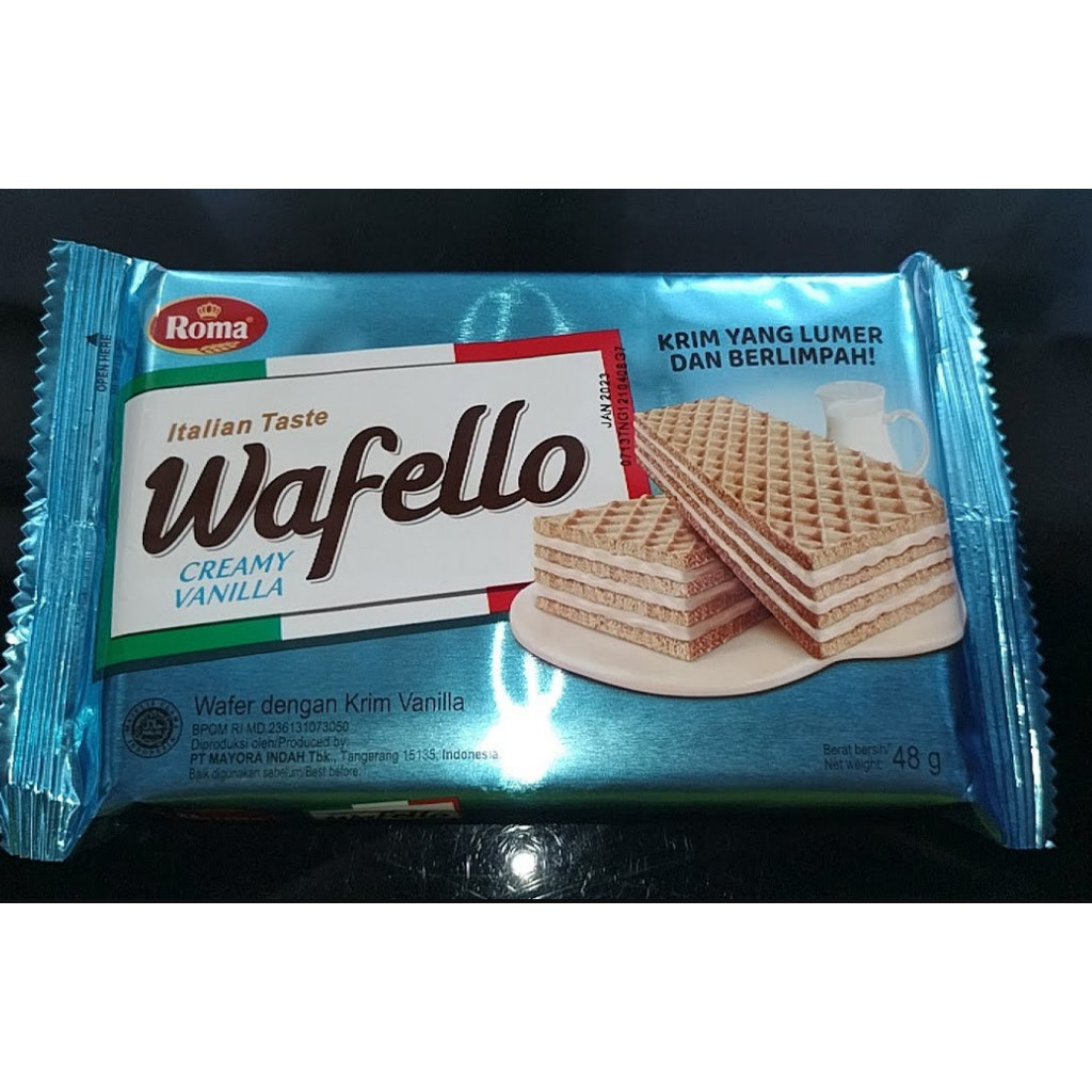 

Wafello Wafer Italia Vanilla 43 gr Original