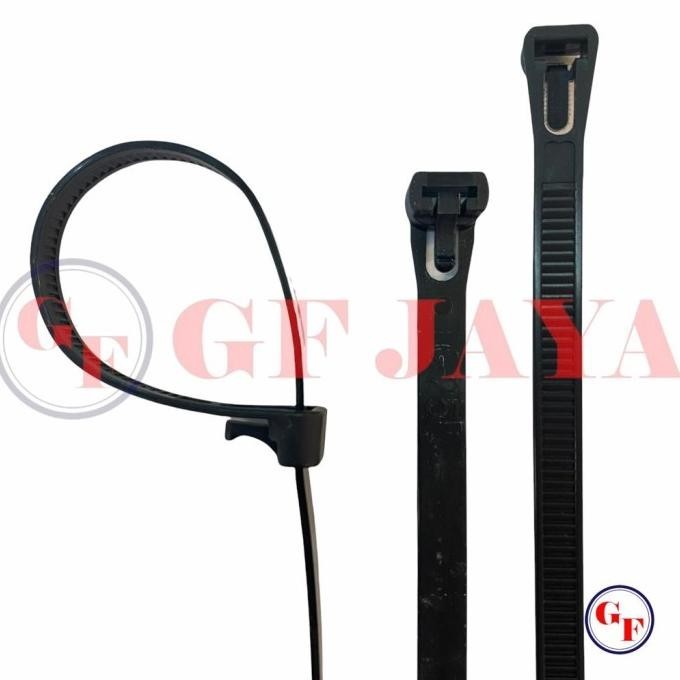 

Kabel Ties Sigma Rel 150 Copot Lepas Pasang Releaseable Ties 8Mm Hitam Premium Murah Baru