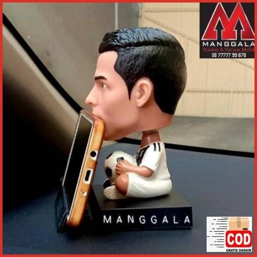 Promo Hemat Boneka Pajangan Goyang Bobble Head Dashboard Mobil Ronaldo Juventus Terbaik