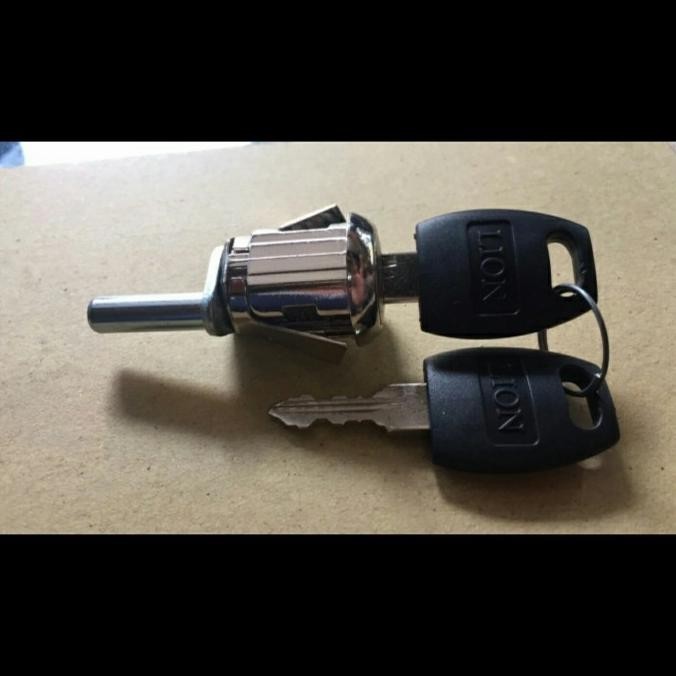 

Camlock Face Ceplok Pen Kunci Pintu Lemari Besi Filing Cabinet Lion Premium Murah Baru
